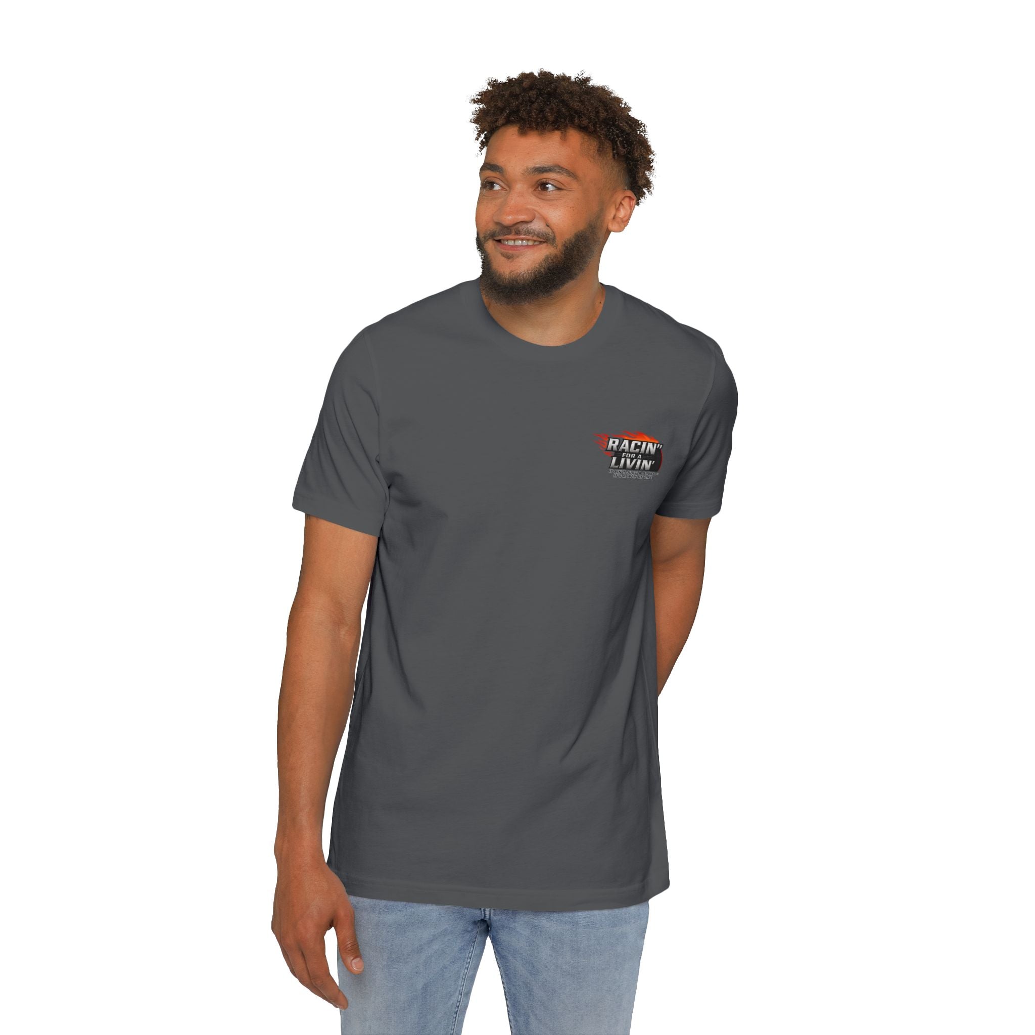 Indy 250 Racing Tee — American Race Car & Bull Rider Graphic T‑Shirt