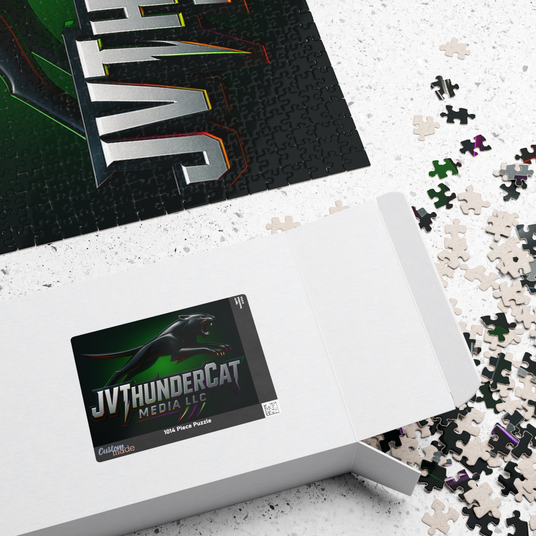 JVThunderCat Media Logo Puzzle — Puma Black Cat Jigsaw (1014 pcs)