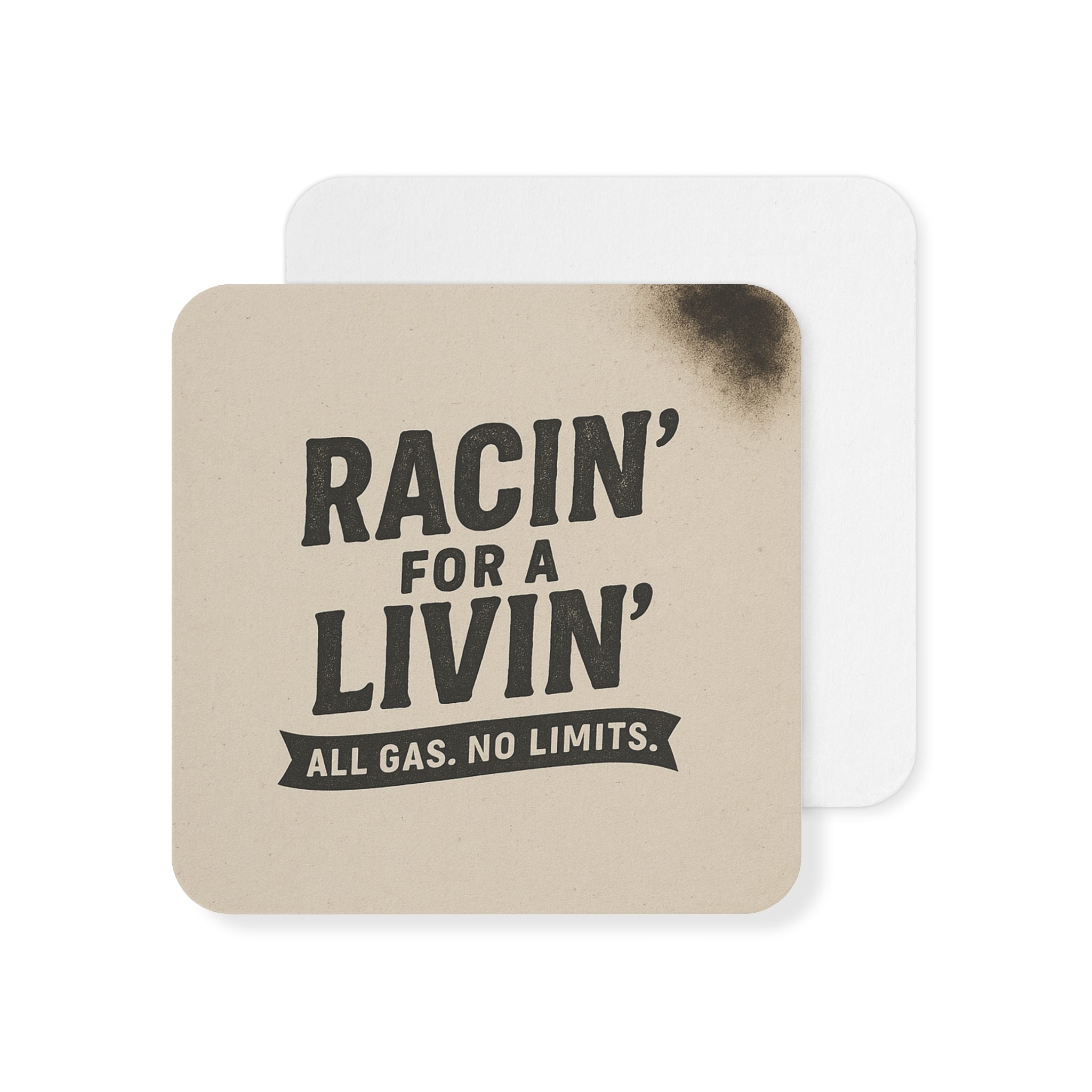 Racin' for a Livin' Coasters | Vintage Racing Coasters | Unique Gift for Car Lovers, Barware, Home Decor, Racing Events, Gatherings