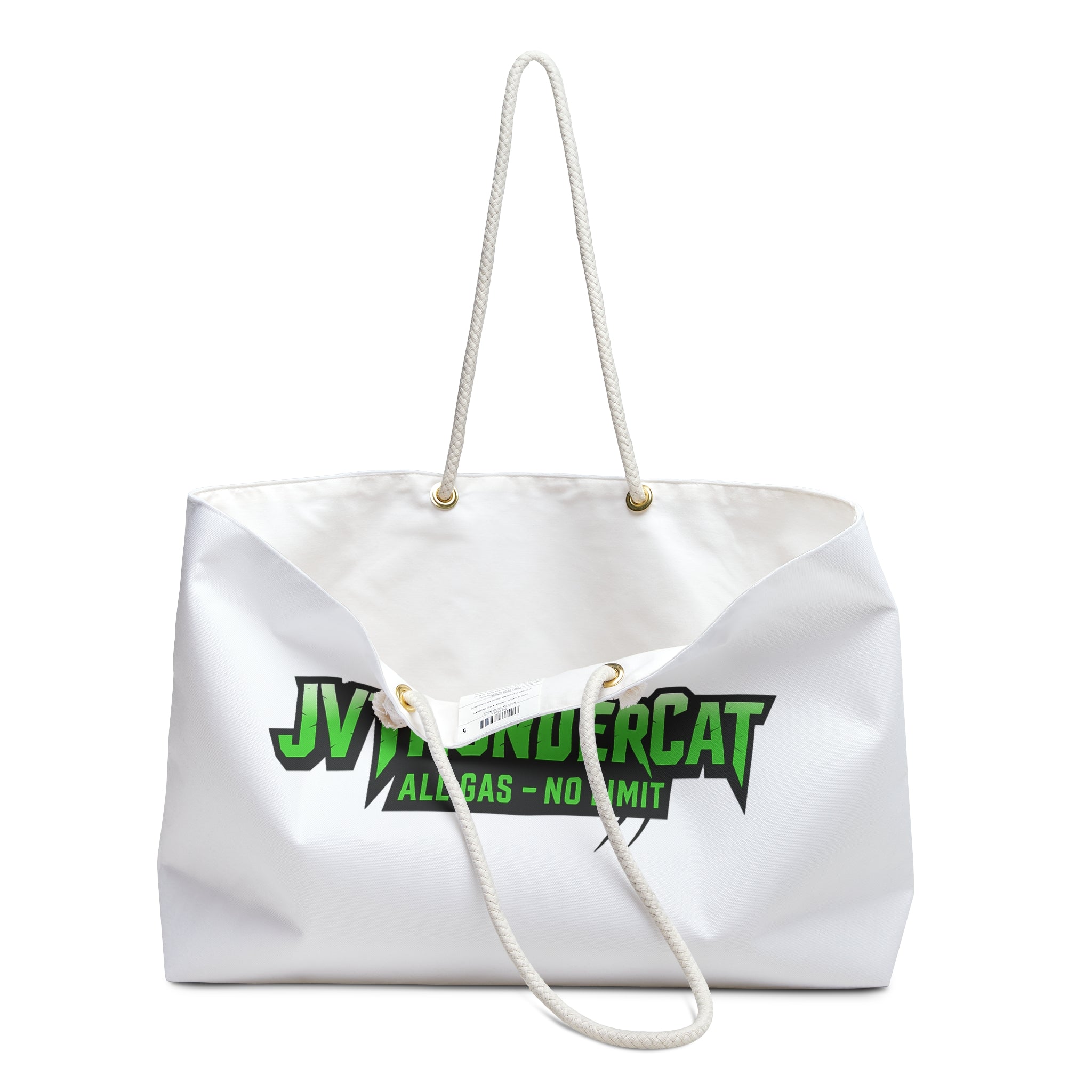 JVThunderCats and Thundercat logo All Gas-No Limit - Weekender Bag