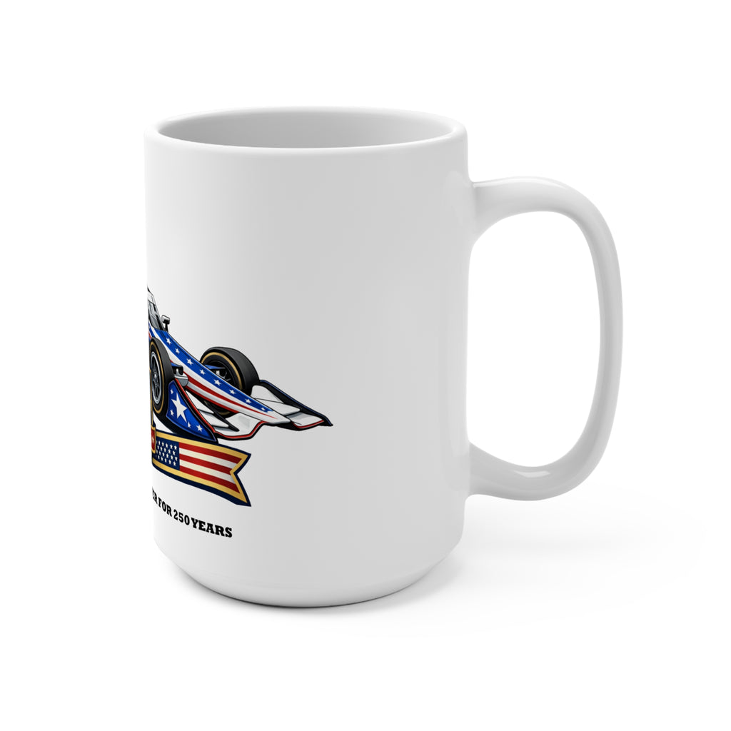 250th Anniversary America Horsepower Racing Mug — Spirit of America 1776–2026