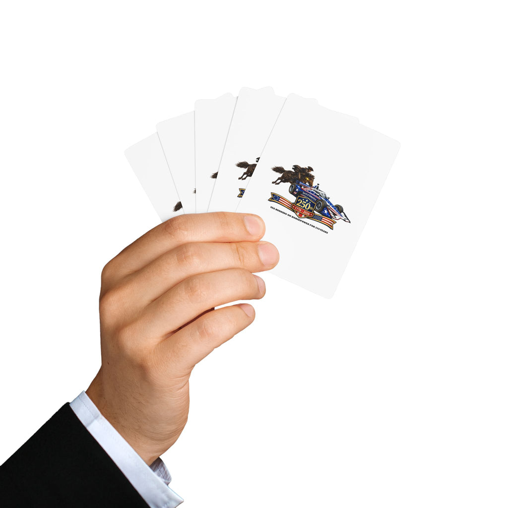 250th American Horsepower Poker Playing Cards — Racing & Rodeo Collectible Deck