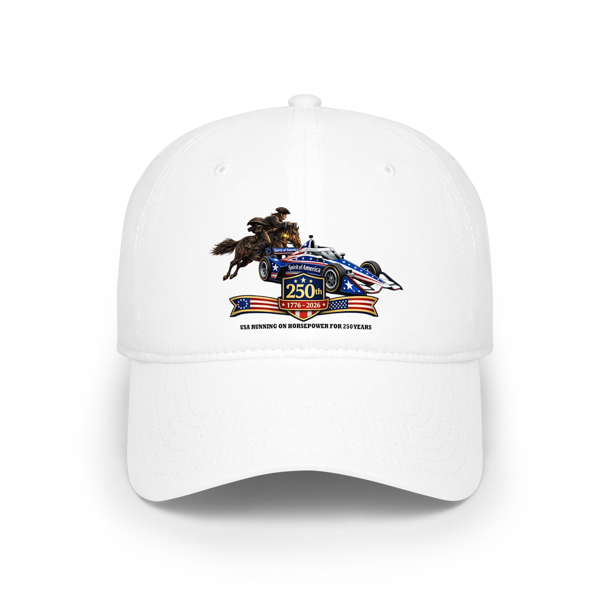 250th Anniversary Patriot Racing Cap — Low Profile Baseball Hat