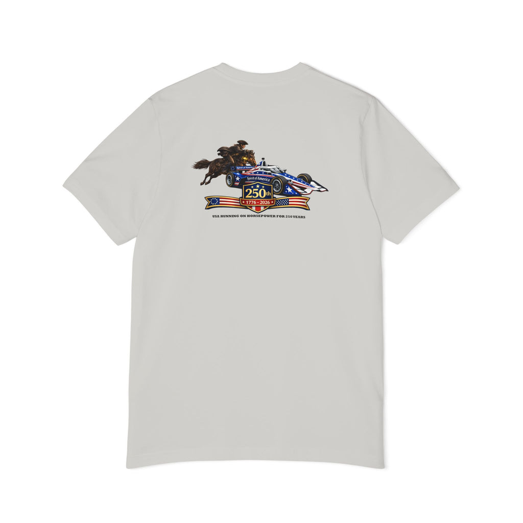 Indy 250 Racing Tee — American Race Car & Bull Rider Graphic T‑Shirt